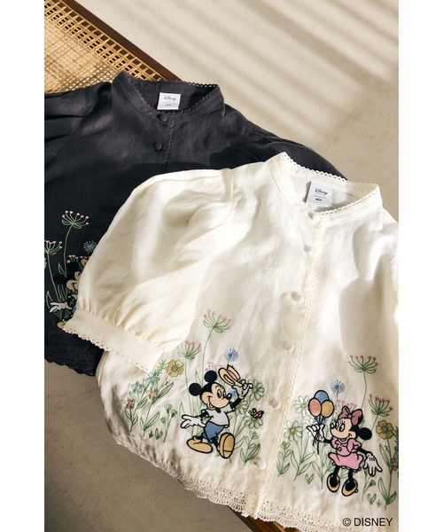 Disney SERIES CREATED by MUS ブラウス シャツ MD BOTANICAL