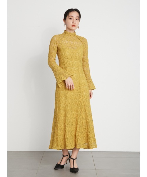 「LILY BROWN」 長袖ワンピース ONE SIZE ブラック レディースの画像
