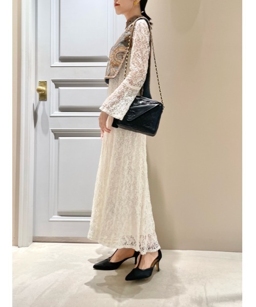 「LILY BROWN」 長袖ワンピース ONE SIZE ブラック レディースの画像
