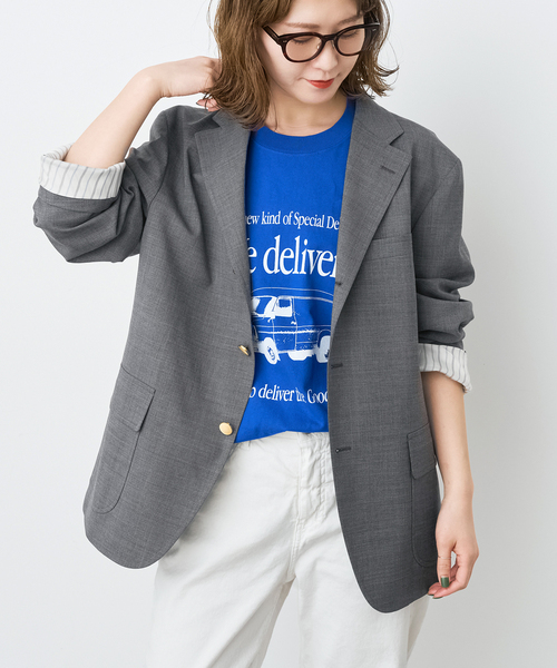 ジャケット テーラードジャケット J.PRESS /ジェープレス  別注Authentic Blazer* レディースの画像