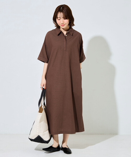Freak's Store  Heardmans  シャツワンピース FREAK'S STORE（フリークスストア） シャツワンピース インド カラー