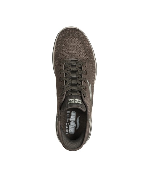 「SKECHERS」 ローカットスニーカー 25cm ナチュラル メンズ_画像9