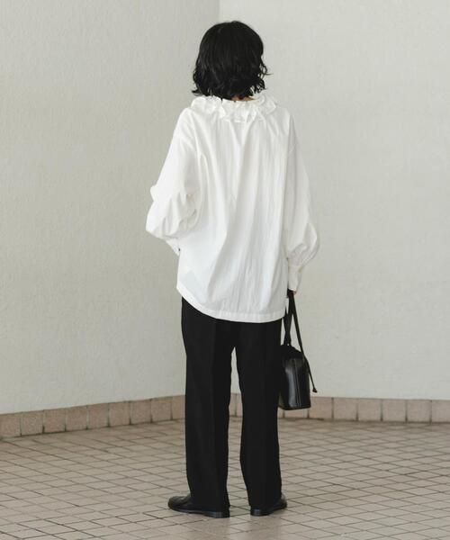 「URBAN RESEARCH」 長袖ブラウス FREE オフホワイト レディースの画像