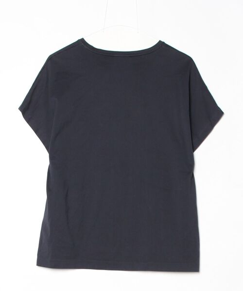 「ATON」 半袖Tシャツ 2 ネイビー レディース_画像2