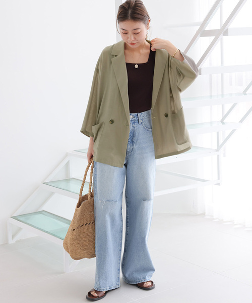 「JOURNAL STANDARD relume」 ジャケット FREE グリーン レディース_7