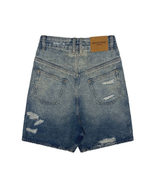 MASONPRINCE デニムハーフパンツ M ブルー メンズ : ZOZOTOWN Yahoo!店