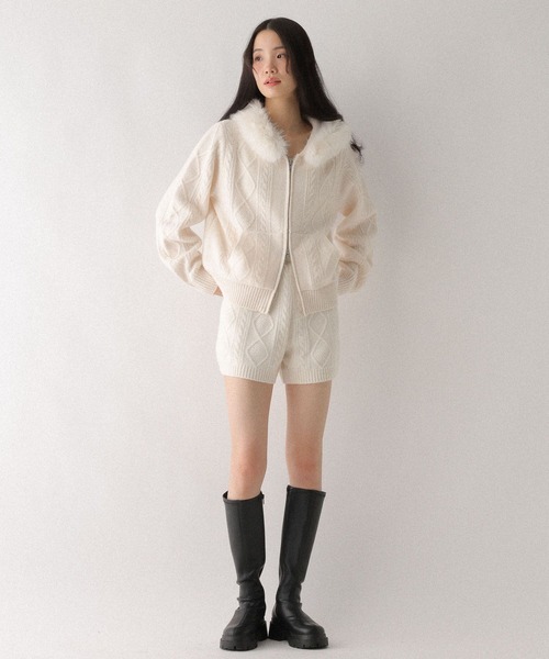 「Heather」 ショートパンツ FREE アイボリー レディース_画像2
