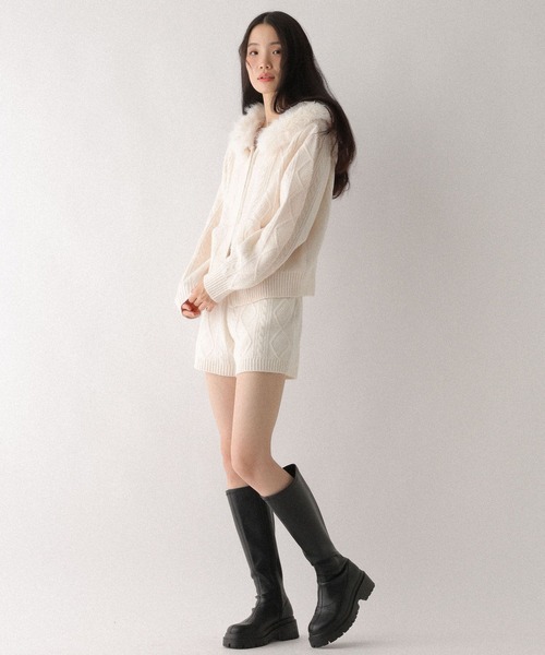 「Heather」 ショートパンツ FREE アイボリー レディース_画像3