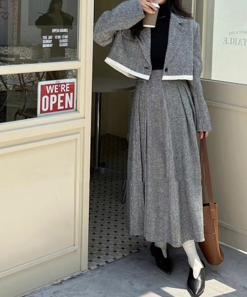 「N.s」 セットアップ M グレー レディース_画像5