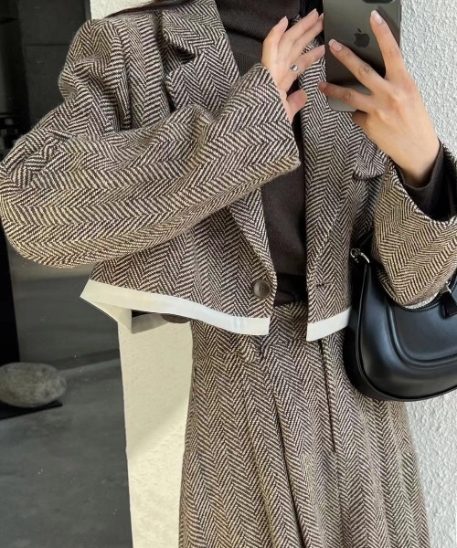 「N.s」 セットアップ M グレー レディース_画像7