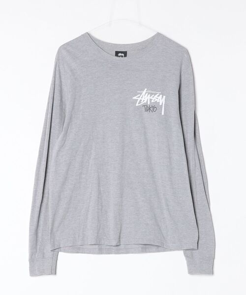 STUSSY（ステューシー） 長袖Tシャツ M グレー メンズ : ZOZOTOWN