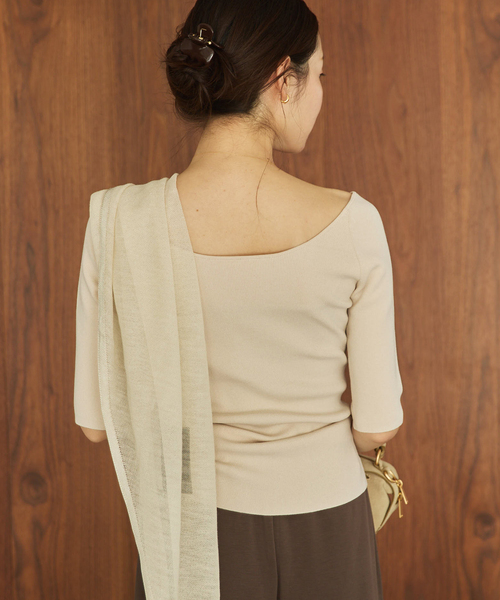 plage（プラージュ） ニット セーター layered rib ニットT レディース