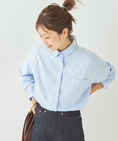 plage（プラージュ） 長袖シャツ FREE サックスブルー レディース 
