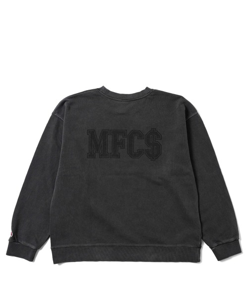 「FRUIT OF THE LOOM」 スウェットカットソー M ネイビー メンズ_画像2
