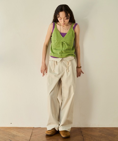 sobak studio チノパン ウエストループチノパン / Waist Loop Chino