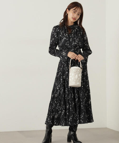 「PROPORTION BODY DRESSING」 長袖ワンピース SMALL ピンク レディース_画像4