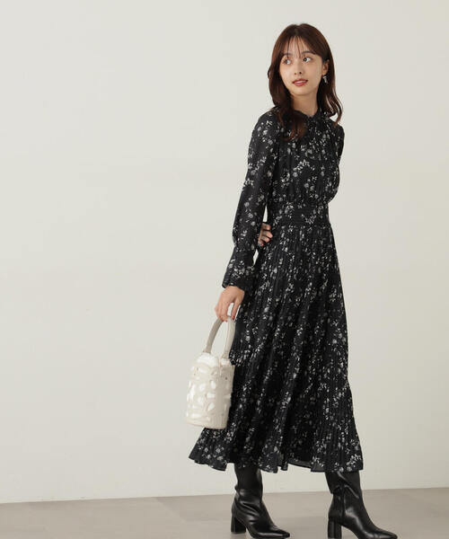 「PROPORTION BODY DRESSING」 長袖ワンピース SMALL ピンク レディース_画像6