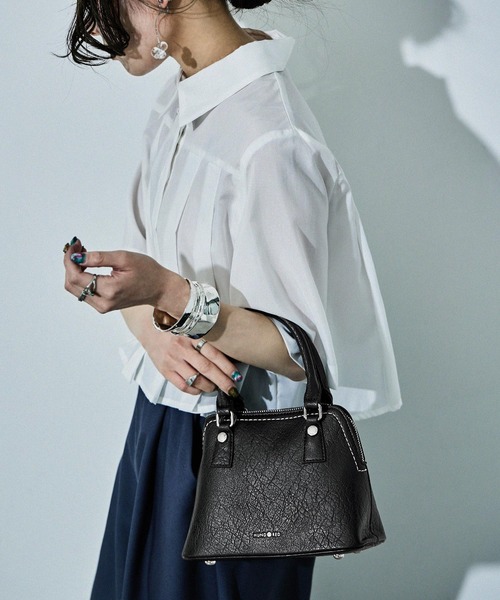 「HUNDRED」 2WAYバッグ ONE SIZE キャメル レディース_画像9