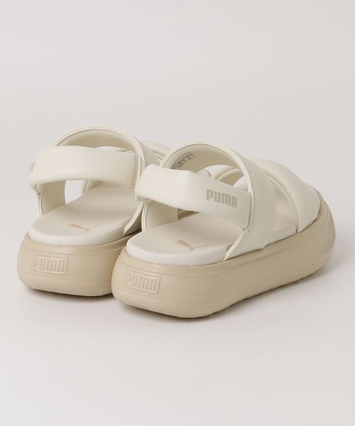「PUMA」 フラットサンダル 25cm オフホワイト レディース_画像2