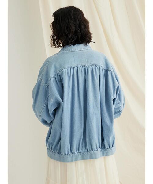 「CRAFT STANDARD BOUTIQUE」 デニムジャケット L ダークインディゴブルー レディース_画像7
