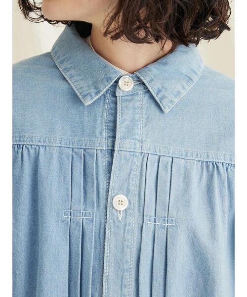 「CRAFT STANDARD BOUTIQUE」 デニムジャケット L ダークインディゴブルー レディース_画像8