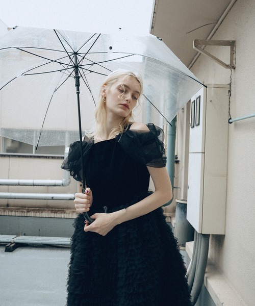 【run】et.UNiVER ドレス Mサイズ et.UNiVER ドレス Velour Ruffle Dress : ZOZOTOWN Yahoo!店 - 通販