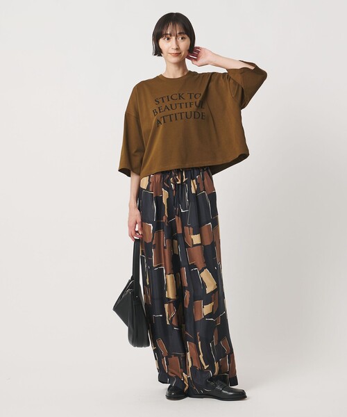 SACRA（サクラ） ワイドパンツ パンツ 「SACRA」ジオメトリック
