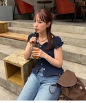 ブラウス シャツ 「新色無地BLU/オフショル...の詳細画像3