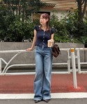 ブラウス シャツ 「新色無地BLU/オフショル...の詳細画像2