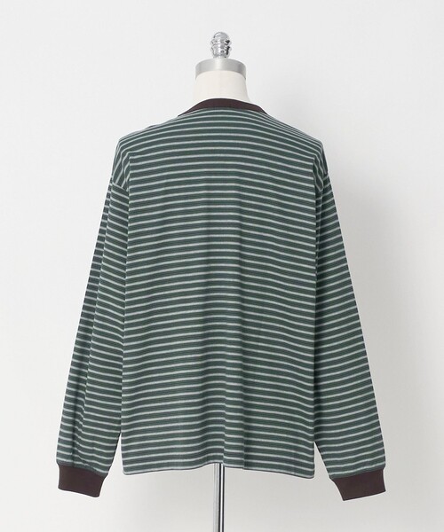 LOEFF（ロエフ） tシャツ 「LOEFF」スビンコットン ボーダー ロング