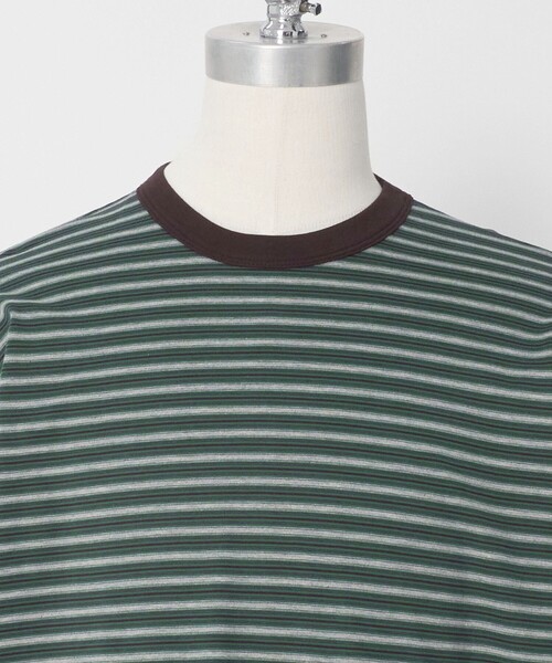 LOEFF（ロエフ） tシャツ 「LOEFF」スビンコットン ボーダー ロング