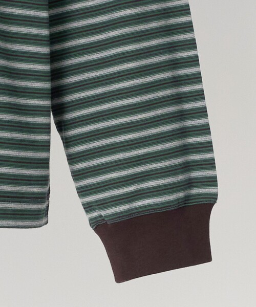 LOEFF（ロエフ） tシャツ 「LOEFF」スビンコットン ボーダー ロング