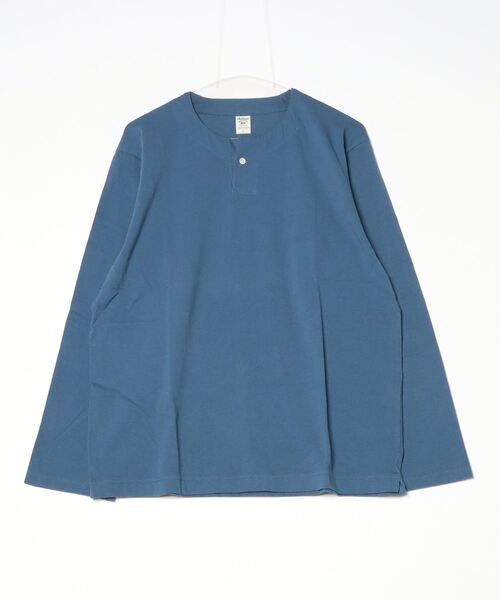 Jackman（ジャックマン） tシャツ USA Cotton Henleyneck L/S T-Shirt