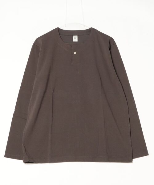 RYC様 Jackman tシャツ USA Cotton Henleyneck L/S T-Shirt メンズ