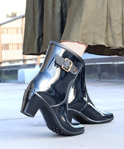 レインシューズ 高い防水力 6cmチャンキーヒール 美シルエット 美脚レインブーツ Zozotown Paypayモール店 通販 Paypayモール