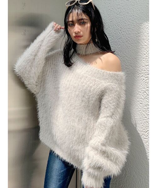 GYDA ニット 2WAYシャギーニット トップス : ZOZOTOWN Yahoo!店