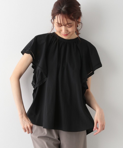 シャツ ブラウス ハシゴレースフリルブラウス/952689 | GLOBAL WORK | 04
