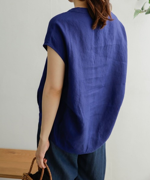 URBAN RESEARCH DOORS - 新品タグ付　リネン2Wayフレンチタックブラウス DOORS リネン2WAYフレンチタックブラウス BLUE - メルカリ