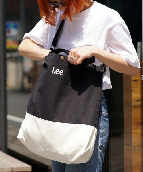 トートバッグ バッグ Lee リー 2way キャンバスバイカラー ショルダーバッグ トートバッグ ワンポイントブランドロゴ刺繍 Zozotown Yahoo 店 通販 Yahoo ショッピング