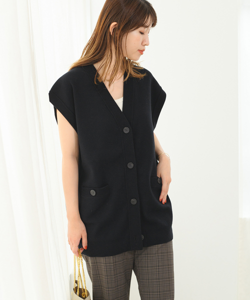 JOURNAL STANDARD ベスト ジレ フロントボタンニットベスト