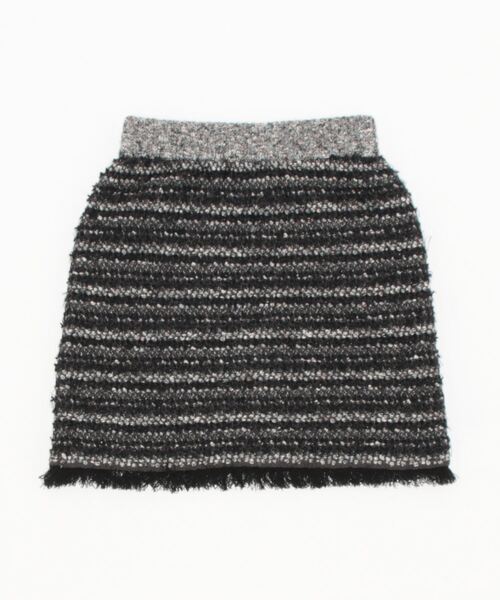 LE CIEL BLEU ツイードニットミニスカート / Tweed Knit LE CIEL BLEU スカート ツイードニットミニスカート / Tweed