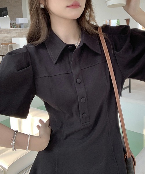 FREE STYLISTS ワンピース YUGA_YGMC ボリュームスリーブ