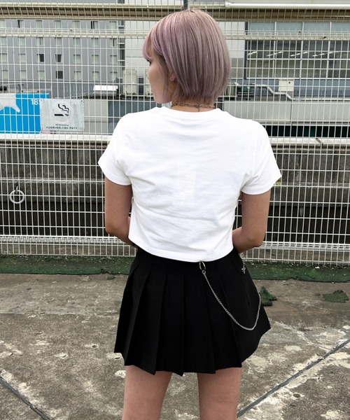 OY（オーワイ） tシャツ 半袖 「OY/オーワイ」BLACK CAT CROP/ブラック