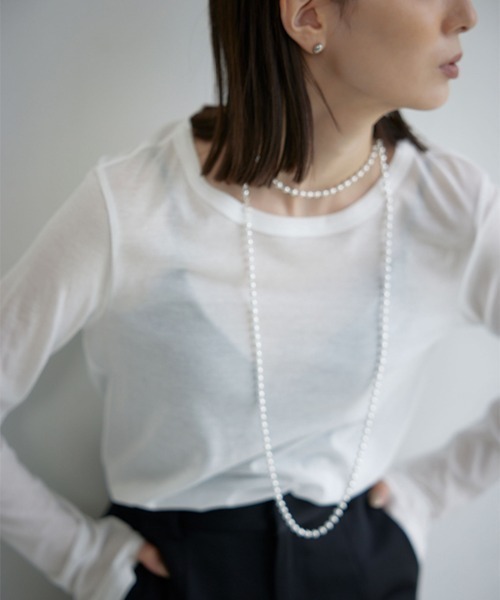 anuans tシャツ Tシャツ レディース コットンシアーカット