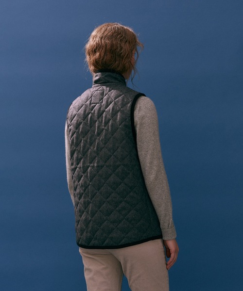 ベスト ジレ WOOL MICKFIELD WOMENS / ウール ミックフィールド ウィメンズ レディース LAVENHAM ベスト ジレ WOOL MICKFIELD WOMENS / ウール ミック