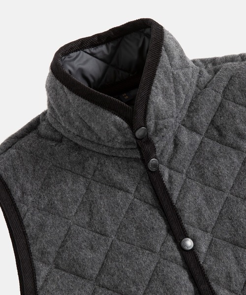 ベスト ジレ WOOL MICKFIELD WOMENS / ウール ミックフィールド ウィメンズ レディース LAVENHAM ベスト ジレ WOOL MICKFIELD WOMENS / ウール ミック