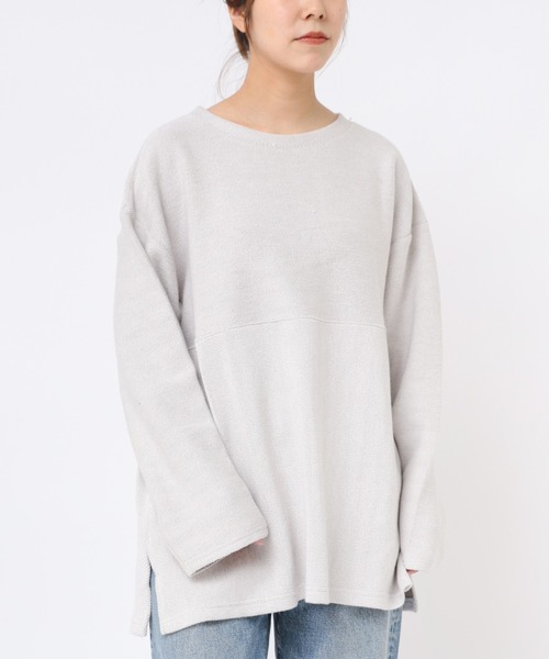 tシャツ M2138 ヘリンボーン裏毛プルオーバー レディース