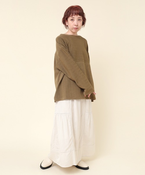 tシャツ M2138 ヘリンボーン裏毛プルオーバー レディース RNA-N tシャツ M2138 ヘリンボーン裏毛プルオーバー レディース
