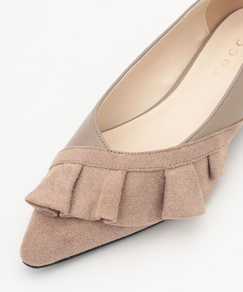 TOCCA【新品未使用】FRILL PUMPS パンプス　ベージュ TOCCA パンプス FRILL PUMPS : ZOZOTOWN Yahoo!店 - 通販