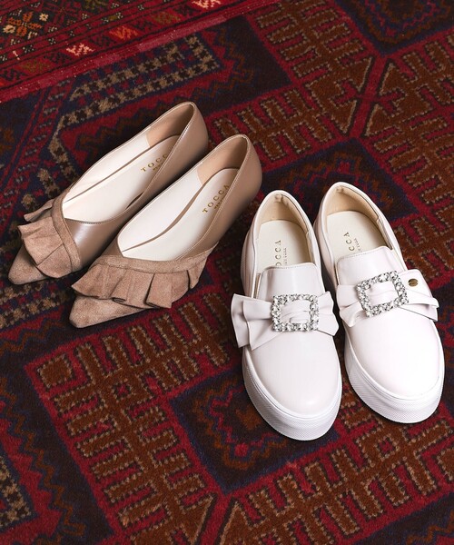 TOCCA【新品未使用】FRILL PUMPS パンプス　ベージュ TOCCA パンプス FRILL PUMPS : ZOZOTOWN Yahoo!店 - 通販